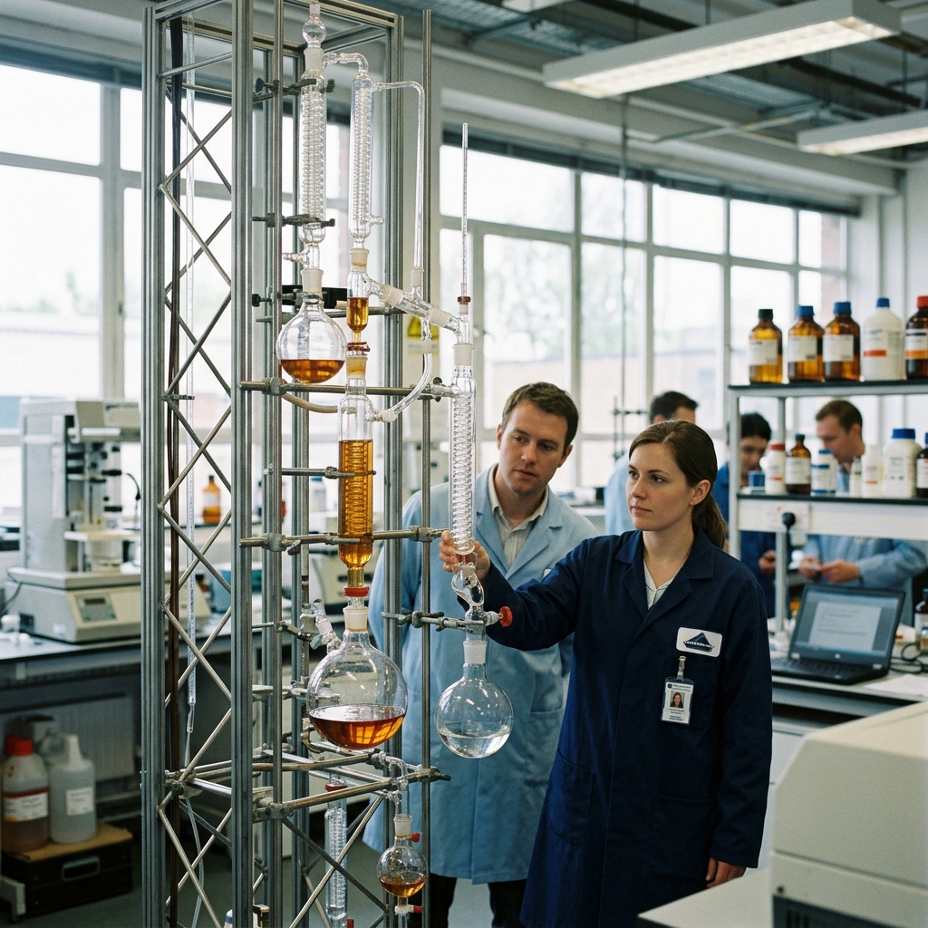 High Boiling point acetates manufacturing